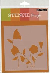 img 1 attached to Penny Black Flower Dance Stencil for Scrapbooking