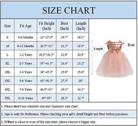 img 1 attached to 👗 Merry Day Girls' Clothing Sequin Flower Dress in Dresses