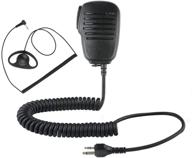 🔊 high-quality speaker mic with 3.5mm earpiece: perfect for midland gxt1000vp4, lxt600vp3, gxt1050vp4, gxt1000xb walkie talkies logo