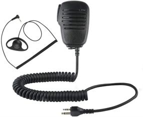 img 4 attached to 🔊 High-Quality Speaker Mic with 3.5mm Earpiece: Perfect for Midland GXT1000VP4, LXT600VP3, GXT1050VP4, GXT1000XB Walkie Talkies