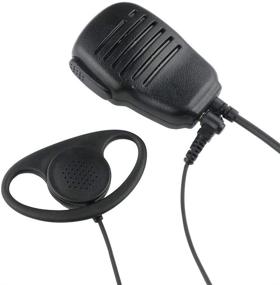 img 1 attached to 🔊 High-Quality Speaker Mic with 3.5mm Earpiece: Perfect for Midland GXT1000VP4, LXT600VP3, GXT1050VP4, GXT1000XB Walkie Talkies