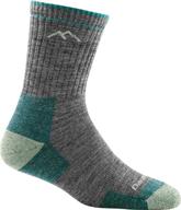 🧦 durable and comfortable hiker micro crew midweight sock with cushion - women's logo