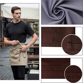 img 1 attached to LissomPlume Unisex Pockets Restaurant 70X45Cm