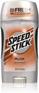 speed stick musk deodorant 3 oz - pack of 6: long-lasting odor protection logo