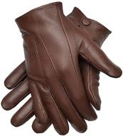 🧤 classy white small leather gloves: must-have men's accessories for a perfect dress look logo