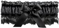 ivy lane design britney garter: elegant and timeless in black logo