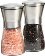 🧂 best home products - salt and pepper grinder set - set of two mills, ideal for peppercorns, sea salt, himalayan salt, spices & table seasoning logo