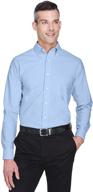 ultraclub� classic wrinkle free long sleeve oxford men's clothing logo