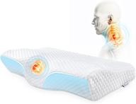 🌙 cervical pillow for neck pain relief - coisum orthopedic memory foam pillow with removable pillowcase, ergonomic design for side and back sleepers logo