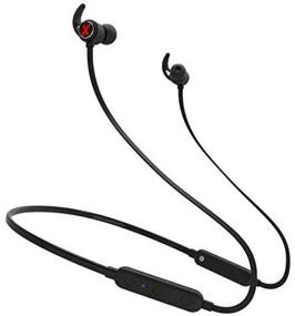 img 1 attached to Беспроводные Bluetooth наушники спортивные магнитные - наушники Litexim In-Ear с микрофоном, двойным драйвером, защитой от пота IPX6, стереофоническим звуком AptX для занятий в спортзале, бега (черно-красные)