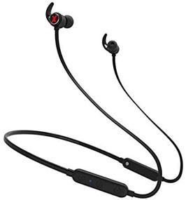 img 2 attached to Беспроводные Bluetooth наушники спортивные магнитные - наушники Litexim In-Ear с микрофоном, двойным драйвером, защитой от пота IPX6, стереофоническим звуком AptX для занятий в спортзале, бега (черно-красные)