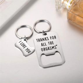 img 3 attached to Ralukiia Orgasms Keychains Boyfriend Keychain Kitchen & Dining