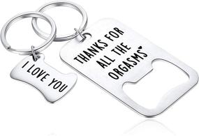 img 4 attached to Ralukiia Orgasms Keychains Boyfriend Keychain Kitchen & Dining