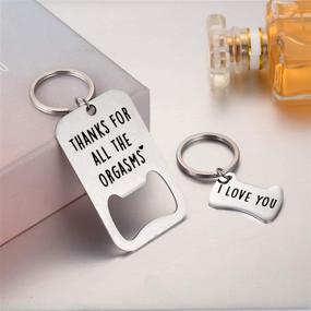 img 2 attached to Ralukiia Orgasms Keychains Boyfriend Keychain Kitchen & Dining