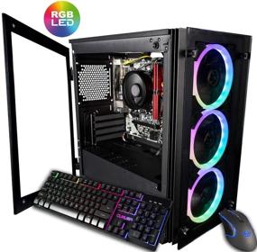 img 4 attached to 💻 CUK Stratos Micro Gaming Desktop: AMD Ryzen 3 with Radeon Vega 8 Graphics, 16GB DDR4 RAM, 512GB NVMe SSD - Great Gamer PC Computer (No OS, 300W PSU)