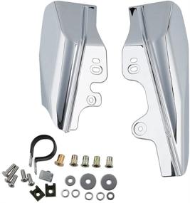 img 4 attached to Премиум середнерамный воздушный дефлектор для Harley Touring Electra Street Glide Road King 2001-2008 - TCMI Moto