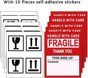 img 2 attached to Stretch Fragile Adhesive Stickers Supplies