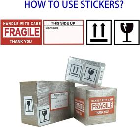 img 1 attached to Stretch Fragile Adhesive Stickers Supplies