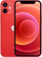 💻 восстановленный apple iphone 12 mini, 64 гб в цвете (product)red для at&t логотип