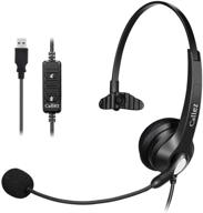 🎧 callez c500u3 usb headset: crystal clear calls with noise cancelling mic & easy controls for business skype uc lync softphone call center logo