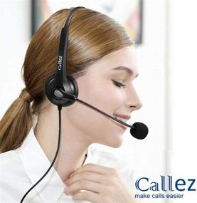 img 3 attached to 🎧 Callez C500U3 USB Headset: Crystal Clear Calls with Noise Cancelling Mic & Easy Controls for Business Skype UC Lync SoftPhone Call Center