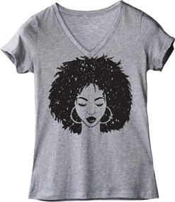 img 4 attached to Classy Mood Melanin Queen Black Girls' Clothing for Tops, Tees & Blouses