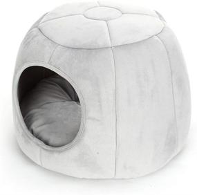 img 4 attached to 🐹 Missrir Guinea Pig Cave Beds: Cozy House for Rats, Chinchilla, Degu, Ferrets, Hedgehog, Sugar Glider - Pumpkin Shaped Small Pet House