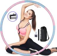 🏋️ seancheer weighted hola-hoop: 2-5lb adjustable exercise hoola hoop, detachable & portable for indoor/outdoor workout – ideal for adults and beginners логотип