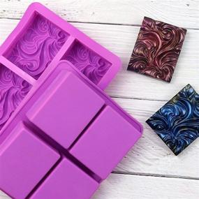 img 1 attached to 🍰 Create Stunning Homemade Soaps and Desserts with DD-life's 2PCS Sea Wave Silicone Soap Molds