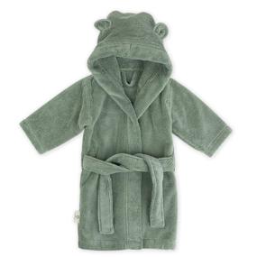 img 4 attached to 🛀 Natemia Organic Hooded Bathrobe: Stylish Home Store for Toddlers and Kids