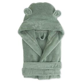 img 3 attached to 🛀 Natemia Organic Hooded Bathrobe: Stylish Home Store for Toddlers and Kids