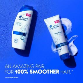 img 2 attached to 💆 Head & Shoulders Classic Clean Anti-Dandruff Shampoo, 13.5 Fl Oz, Pack of 2 - For Daily Use!