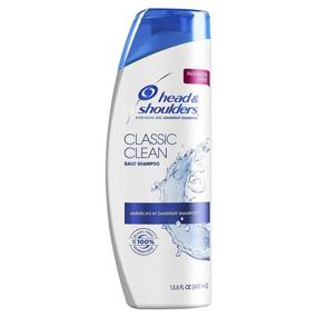 img 4 attached to 💆 Head & Shoulders Classic Clean Anti-Dandruff Shampoo, 13.5 Fl Oz, Pack of 2 - For Daily Use!