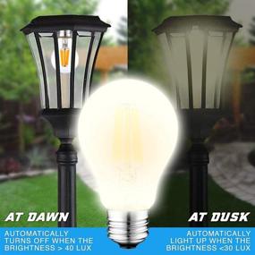 img 1 attached to 🌙 Dusk 5K 8W Pack - A19 Evening Lighting Solution for Enhanced SEO