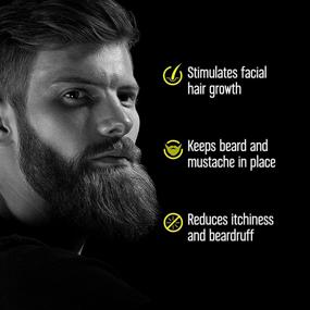 img 1 attached to Delta Genesis Beard Bolt XL: Styling & Conditioning Hair Product for Men - Mustache & Beard Balm with Leave-in Conditioner - Jojoba & Argan Oil Infused - Stimulates Growth & Boosts Volume