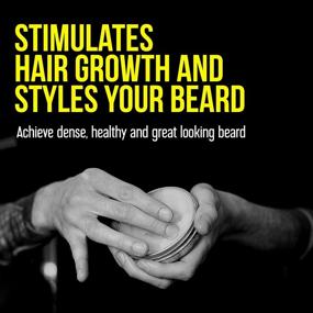 img 2 attached to Delta Genesis Beard Bolt XL: Styling & Conditioning Hair Product for Men - Mustache & Beard Balm with Leave-in Conditioner - Jojoba & Argan Oil Infused - Stimulates Growth & Boosts Volume