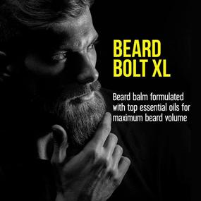 img 3 attached to Delta Genesis Beard Bolt XL: Styling & Conditioning Hair Product for Men - Mustache & Beard Balm with Leave-in Conditioner - Jojoba & Argan Oil Infused - Stimulates Growth & Boosts Volume