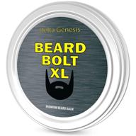 delta genesis beard bolt xl: styling & conditioning hair product for men - mustache & beard balm with leave-in conditioner - jojoba & argan oil infused - stimulates growth & boosts volume logo