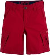 🩳 functional and stylish levis westwood cargo shorts for boys - steel shorts collection logo