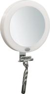 find your perfect reflection with the interdesign iform suction light up mirror in white logo