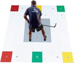 img 3 attached to 🏒 Hockey Revolution 360 Zone Training Flooring Tile - Enhanced Indoor and Outdoor Practice Zone with Trainer App - Boost Stick-Handling, Movement Speed on Ice, Overall Exercise, and Fitness