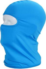 img 3 attached to MAYOUTH Balaclava Sun/UV Face Mask UPF 50+ Ski Mask Neck Gaiter Face Scarf Outdoor Sports 3-Pack