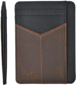 img 4 attached to 👜 Premium Leather Minimalist Wallet Pocket Holders for Men - Streamlined Accessories for Wallets, Card Cases & Money Organizers