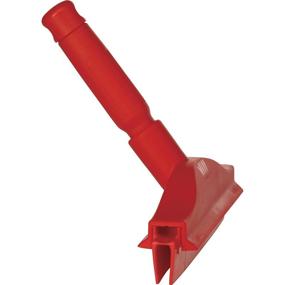 img 1 attached to 🧹 Vikan 77114 Red 10" Rubber Polypropylene Frame Bench Double Blade Squeegee