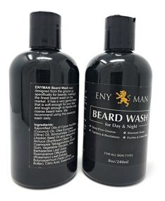 img 2 attached to 🧔 Gentle & Nourishing Beard and Face Wash for Irritation-Free Facial Hair Care - 8 fl oz/240ml