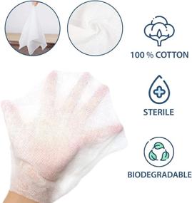 img 2 attached to 🧼 Pack of 100 Compressed Cotton Towels – Convenient Cotton Tissues for Home and Travel – Disposable Individually Packed Cotton Towels for Face, Hands, and Body, Ideal for Kids and Adults