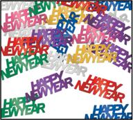 🎉 beistle happy new year fanci-fetti - festive 1/2-ounce party confetti logo