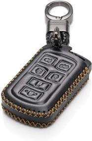 img 4 attached to 🔑 Protect and Style Your Toyota Sienna Key with Vitodeco Genuine Leather Cover