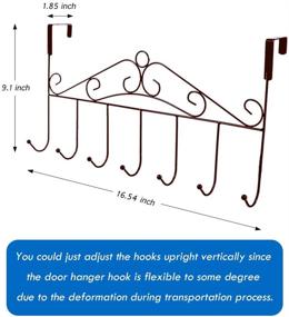 img 2 attached to Maximize Your Space with Decorative Overdoor Organizers Hanging Bathroom