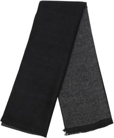 img 2 attached to 💎 Opulent Cotton Scarf for Men: Unravel a Sense of Luxury
